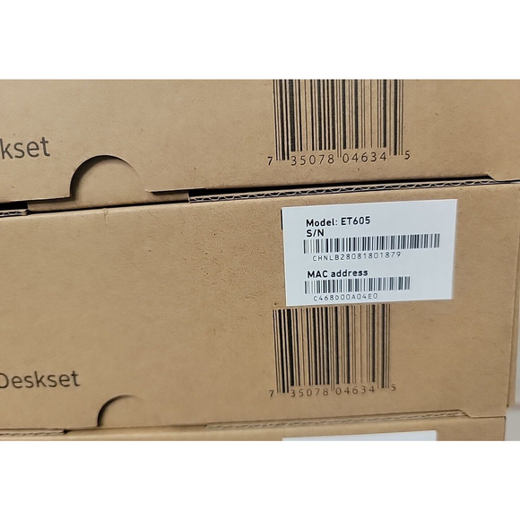 Vtech ErisTerminal SIP Deskset Office Business Telephone ET605 NIB - Picture 8 of 11